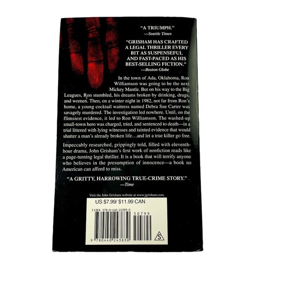 The Innocent Man Crime Thriller Novel John Grisham 2006 Paperback u - Picture 2 of 3